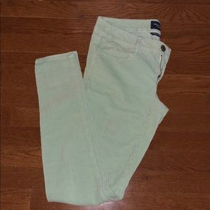 Light blue mint corduroy jegging AEO